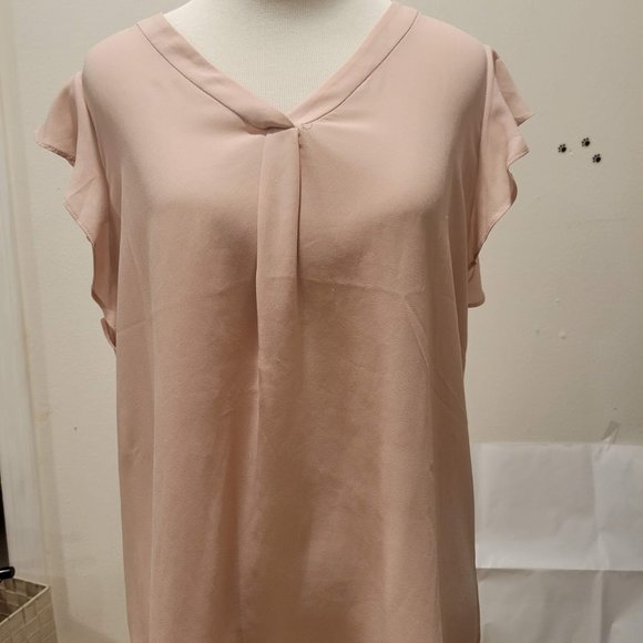 PHILOSOPHY PINK SLEEVELESS BLOUSE - Picture 1 of 2